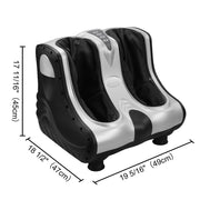TheLAShop 3in1 Foot Leg Massager Heat Kneading Rolling Calf Ankle