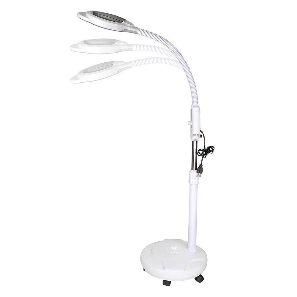 TheLAShop 5-Diopter Clamp-On Illuminated Magnifier Lamp Magnifying Lig –