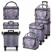 TheLAShop Snake Print Rolling Makeup Artist Hair Stylist Nail Case