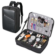 TheLAShop Makeup Artist Backpack with Compartments TSA Lock