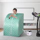 TheLAShop Portable Sauna Tent Steam SPA w/ Chair Remote 2L