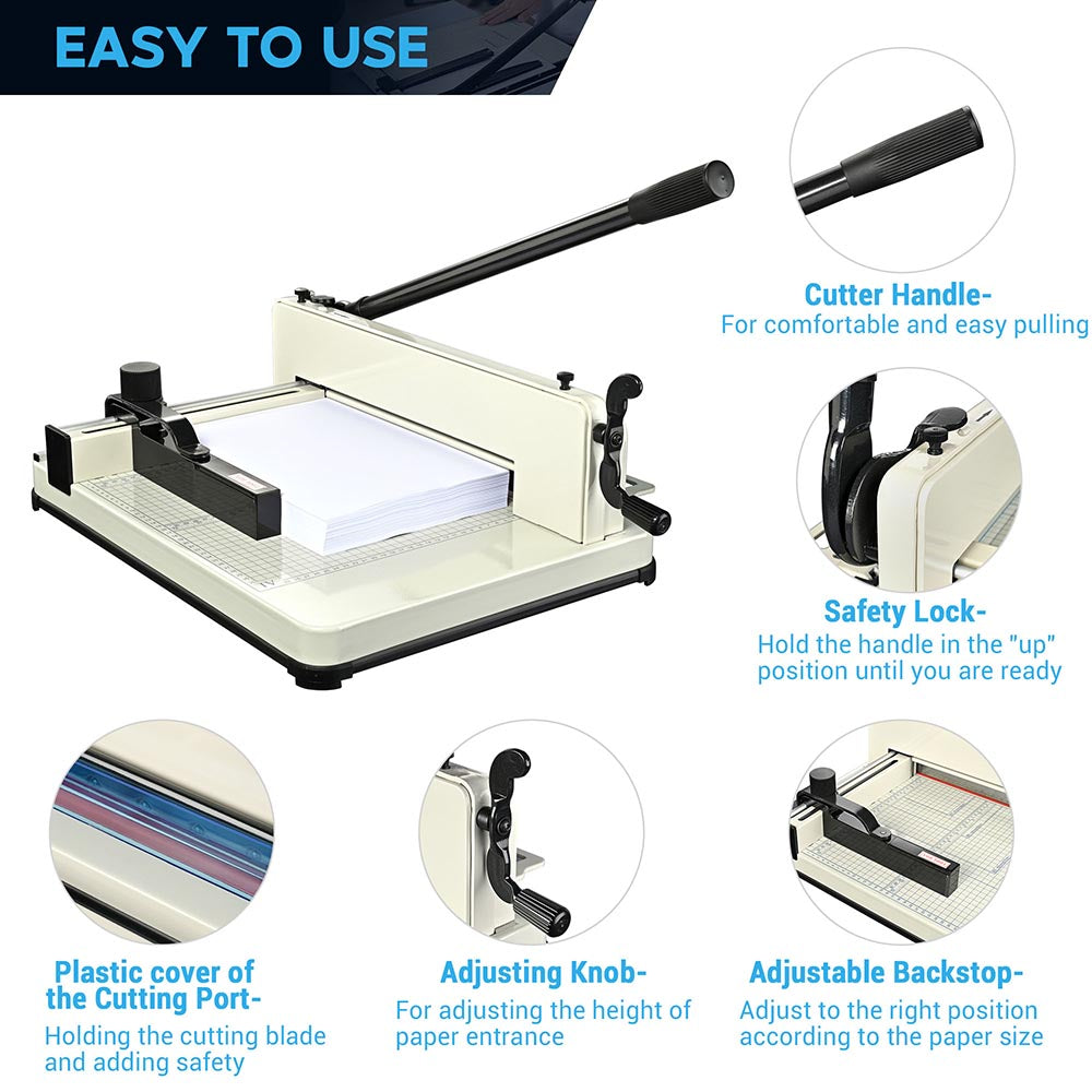 400 Sheet A4 Paper Cutting Machine Heavy Duty Manual Paper Cutter Trimmer