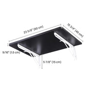 TheLAShop Wall-Mounted Floating Desk Folding Table 24"x16"