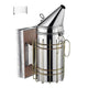 TheLAShop 11" Stainless Steel Bee Hive Smoker w/ Heat Shield Calming