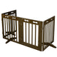 TheLAShop 4-Panel 80x24 Folding Gate-n-Grate Convertible Pet Gate Barrier
