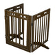 TheLAShop 3-Panel 60x24 Folding Gate-n-Crate Convertible Pet Gate Barrier