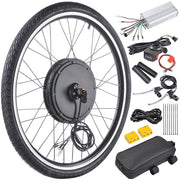 TheLAShop 48v 1000w 26 Inch Front/ Rear Electric Bicycle Motor Conversion Kit