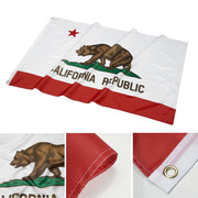 TheLAShop California Republic Flag Double Sided with Grommets 3x5 ft
