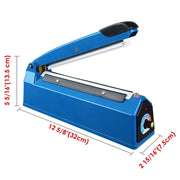 TheLAShop Bag Sealer Handheld Heat Impulse Sealing Machine 8"