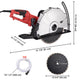 TheLAShop Circular Saw Concrete Saw Tile Cement 13-3/4 in. 15A