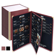 TheLAShop 30pcs 8-1/2"x11" PVC Vinyl Cafe Menu Cover Folder 6 View