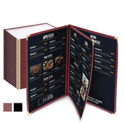 TheLAShop 30pcs 8-1/2"x14" Clear Restaurant Menu Cover Folder 6 View