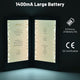 TheLAShop 8-1/2" x 14" 2-Panel Folding Illuminated LED Backlit Menu Cover