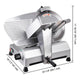 TheLAShop 12" Commercial Electric Meat Slicer Kitchen Butcher Equipment
