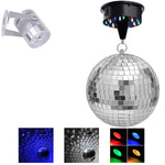TheLAShop 12" Mirror Disco Ball Complete Kit Multi-Color Optional