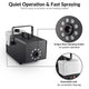 TheLAShop LED Snow Machine with RGB Lights & Remote DMX 1500W