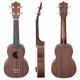 TheLAShop 21" Soprano Standard Ukulele String Sapele Wood Uke