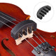 TheLAShop Violin Shoulder Rest 4/4-3/4 with Sponge Maple Wood