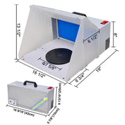 TheLAShop Airbrush Hobby Paint Spray Booth with Fan Filter