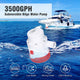 TheLAShop 12V Electric Bilge Pump Marine Boat Yacht, 3500GPH