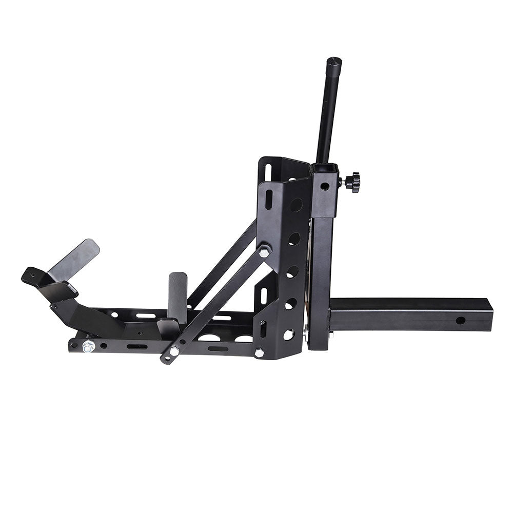 TheLAShop 800lb 2 Receiver Motorcycle Trailer Hitch Scooter Carrier R –