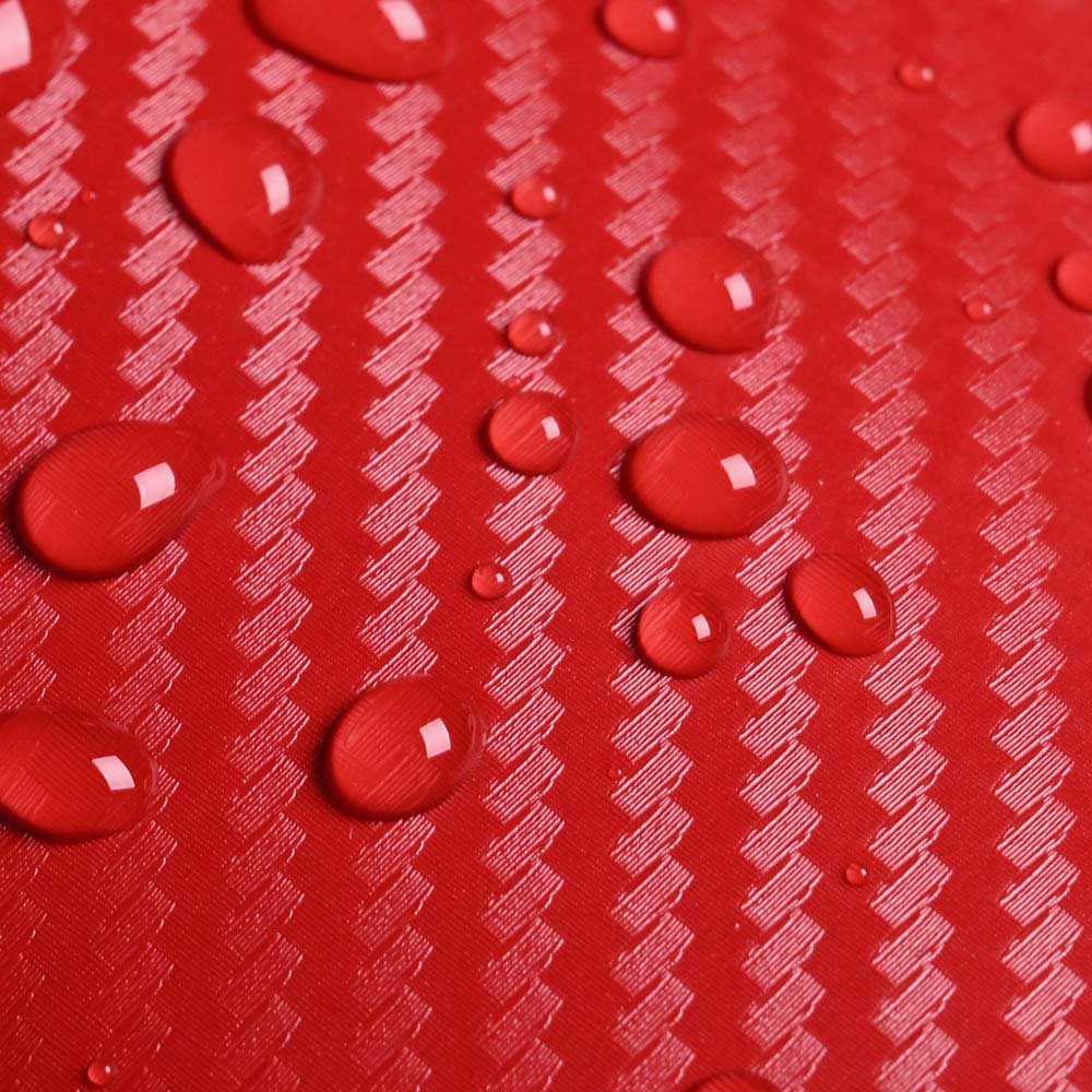 Rockrose 5D Red Professional Carbon Fiber Vinyl Wrap 5ft x 20ft, Size: 5' x 20