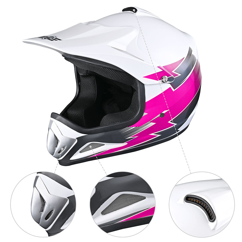 Little girl cheap dirt bike helmet