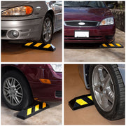TheLAShop 22" Rubber Curb Parking Block Wheel Stop Garage Car Stopper