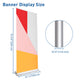 TheLAShop 33" x 79" Aluminum Retractable Banner Stand w/ Bag