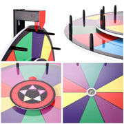 TheLAShop 24" Dual Wheels Tabletop Dry Erase Spinning Prize Wheel