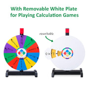 WinSpin Wheel Math10 Prize Wheel Tabletop 12" 10 Slots