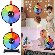 WinSpin 12" Spin Prize Wheel 12 Slots Wall Mounted & Tabletop
