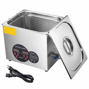 TheLAShop Ultrasonic Jewelry Cleaner Heater Machine 2.5 Gal 10L