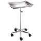 TheLAShop Mayo Instrument Stand with Removable Tray 5 Casters