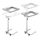 TheLAShop Mayo Instrument Stand with Removable Tray Single Post