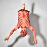 TheLAShop 29x7x37in Halloween Props Hanging Torso Severed Skinned