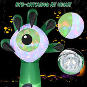 TheLAShop Large Halloween Inflatables Monster Hand Eyeball Color Changing