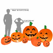 TheLAShop Halloween Inflatables 7.2' Pumpkin with Lights Party Decoration