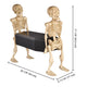 TheLAShop Animated Halloween Skeleton Carry Coffin Sound Activated