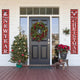 TheLAShop Christmas Decorations Door Signs Merry Christmas 2-Pack