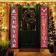 TheLAShop Christmas Decorations Door Signs Merry Christmas 2-Pack
