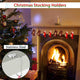 TheLAShop Christmas Stocking Holders Stainless Steel Hooks 8-Pack