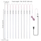TheLAShop Meteor Shower Lights Raindrop Christmas Lights RGB 19" 10-Tube