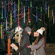 TheLAShop Meteor Shower Lights Raindrop Christmas Lights RGB 19" 10-Tube