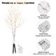 TheLAShop 33in Lighted Twig Tree Branches Stakes Battery Operated 3-Pack