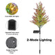 TheLAShop Pine Tree Solar Pathway Lights RGB 2-Pack 29"H