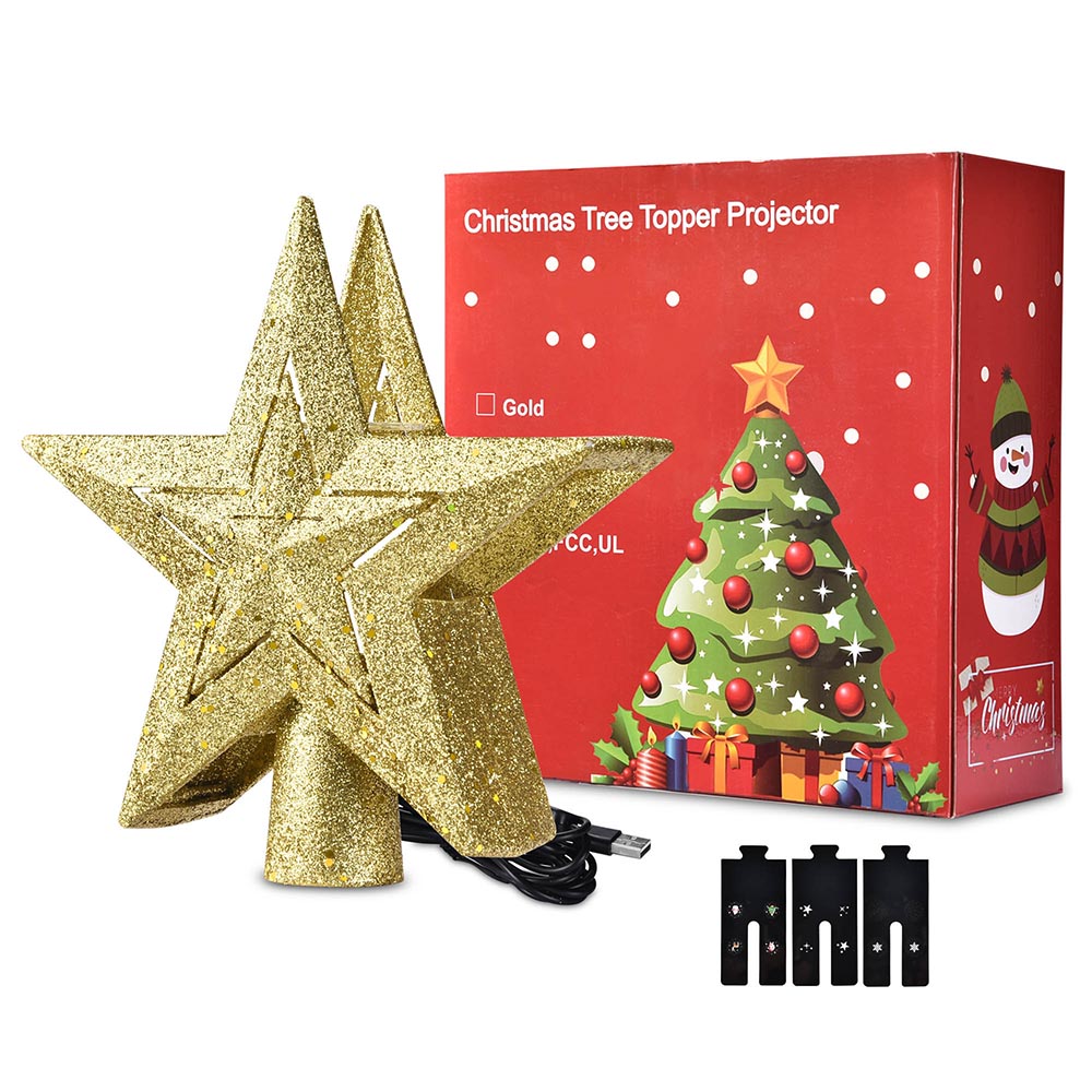 TheLAShop 7.5ft Frosted Christmas Tree with Ribbon & Stand –