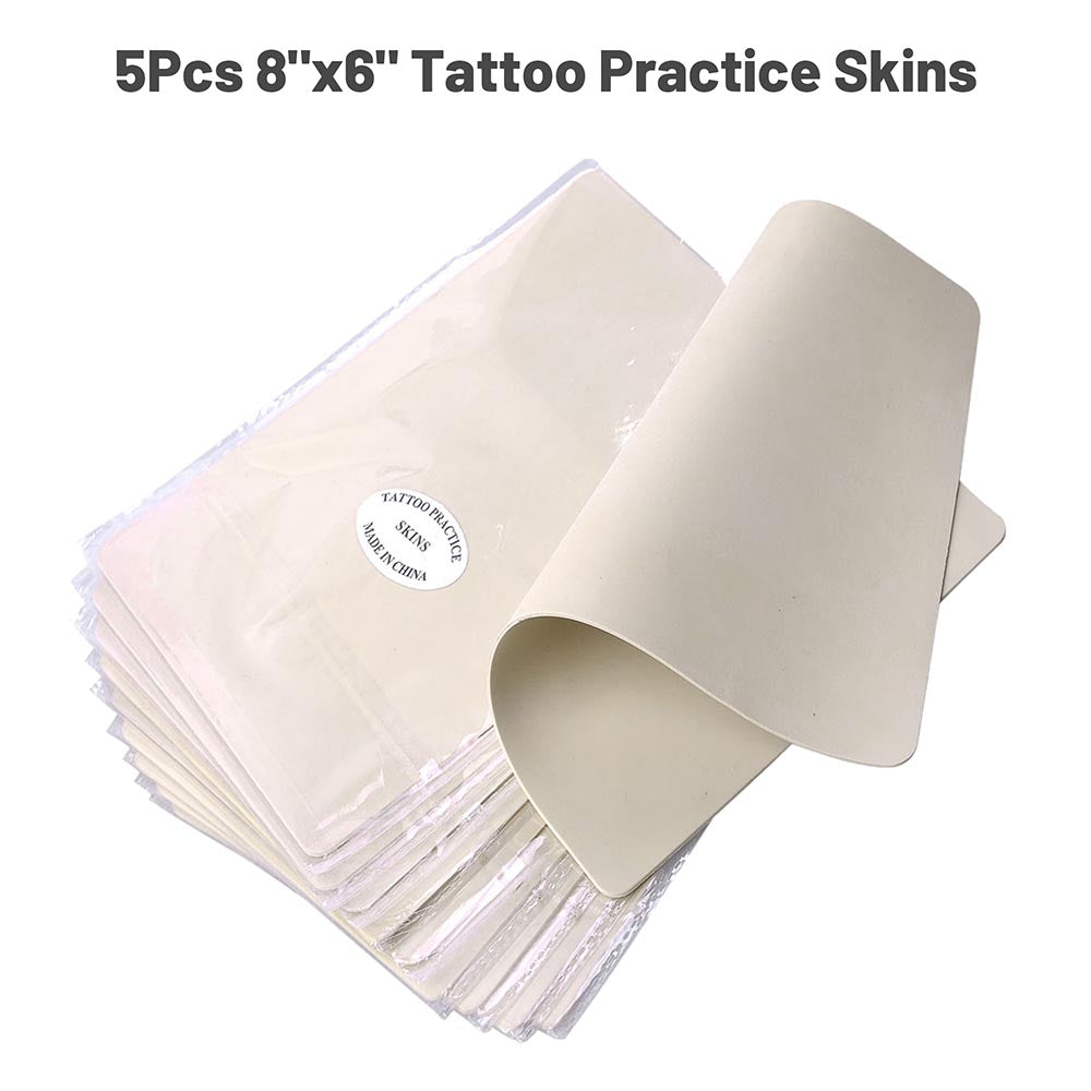 Electomania 5Pcs Double Sides Tattoo Practice Skin Silicone Pads Tatto –  Electo Mania