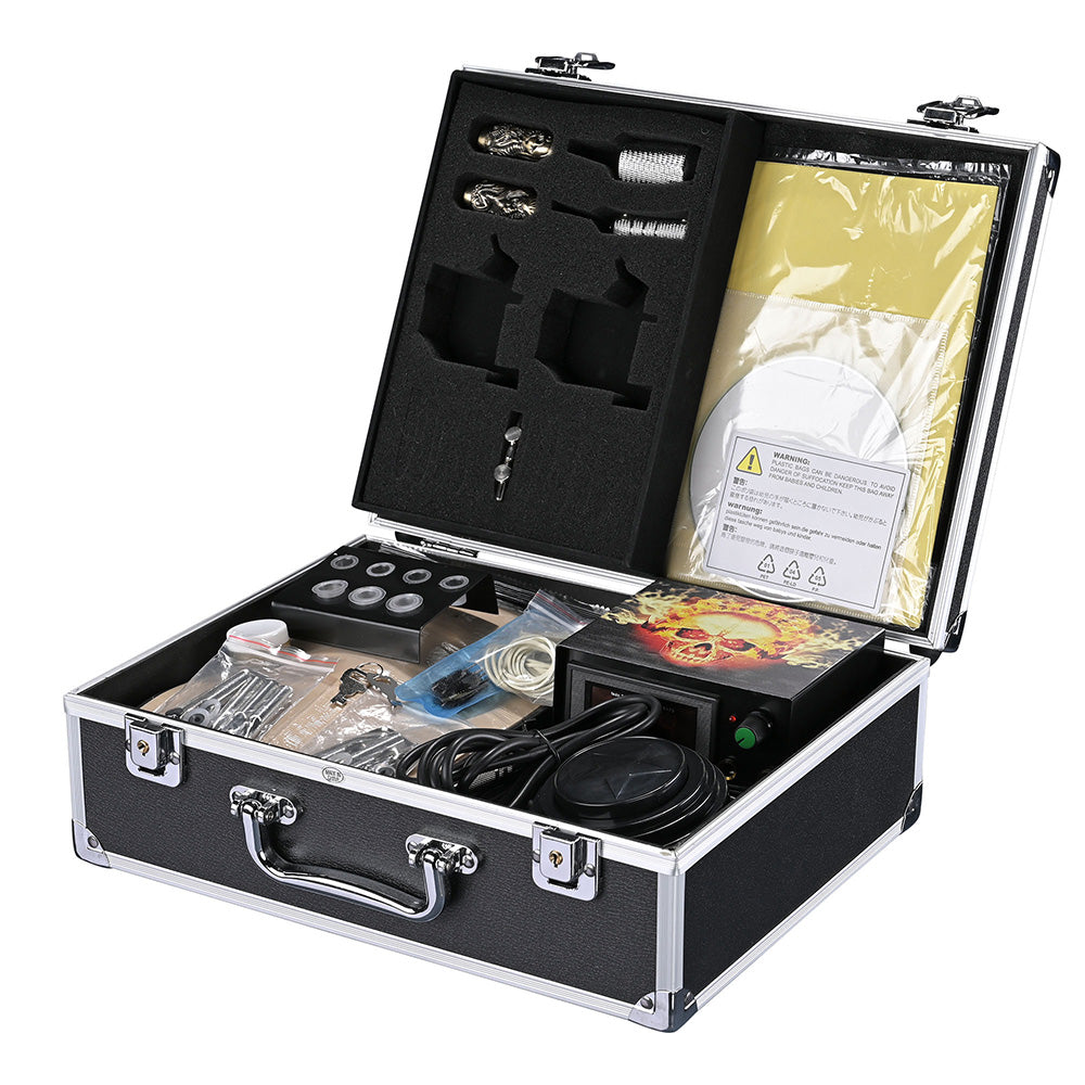 FHS Portable,Sturdy And Durable Aluminum Tattoo Machines Storage Box Tattoo  Kit Case Supplies Permanent Makeup : Amazon.in: Beauty