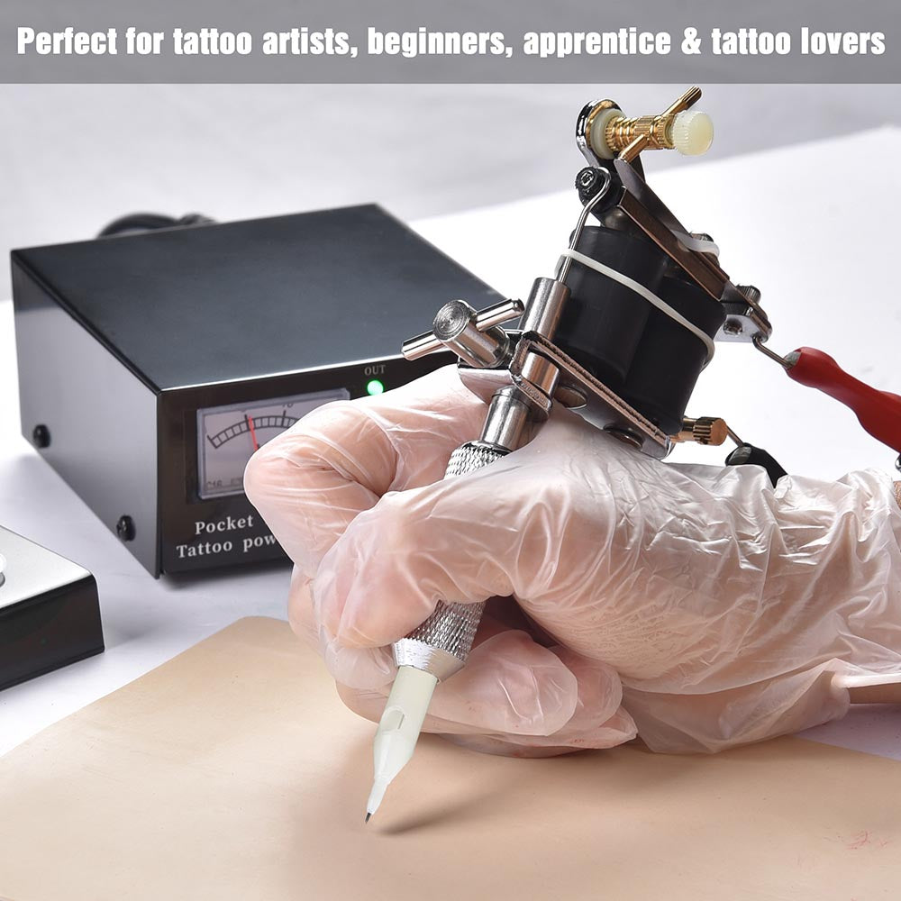 Complete Tattoo Machine Kit Professional Tattoo Rotary Pen Tattoo for  Beginner | eBay